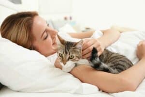 Read more about the article Darf die Katze mit ins Bett?