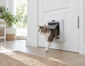 Mehr über den Artikel erfahren Automatische Katzenklappe