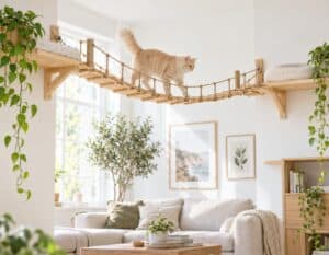 Mehr über den Artikel erfahren Hängebrücke für Katzen