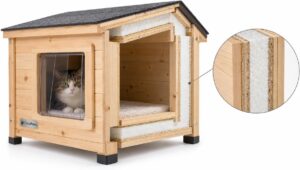 Mehr über den Artikel erfahren Isoliertes Katzenhaus