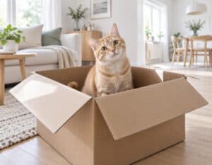 Mehr über den Artikel erfahren Katzen Karton