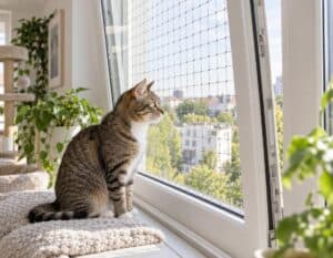 Mehr über den Artikel erfahren Katzen Kippfensterschutz