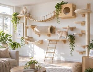 Mehr über den Artikel erfahren Katzen Kletterlandschaft