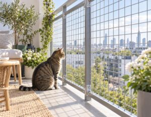 Mehr über den Artikel erfahren Katzengitter für Balkon