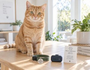 Mehr über den Artikel erfahren Katzenhalsband mit Adresse