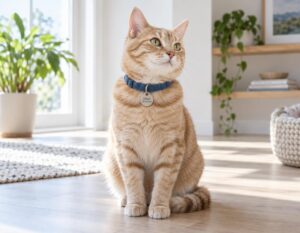 Mehr über den Artikel erfahren Katzenhalsband mit Adresse