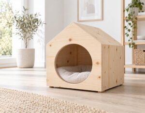 Mehr über den Artikel erfahren Katzenhöhle aus Holz