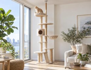 Mehr über den Artikel erfahren Katzenkratzbaum Deckenspanner