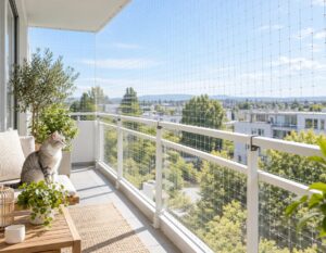Mehr über den Artikel erfahren Katzennetz für Balkon ohne Bohren