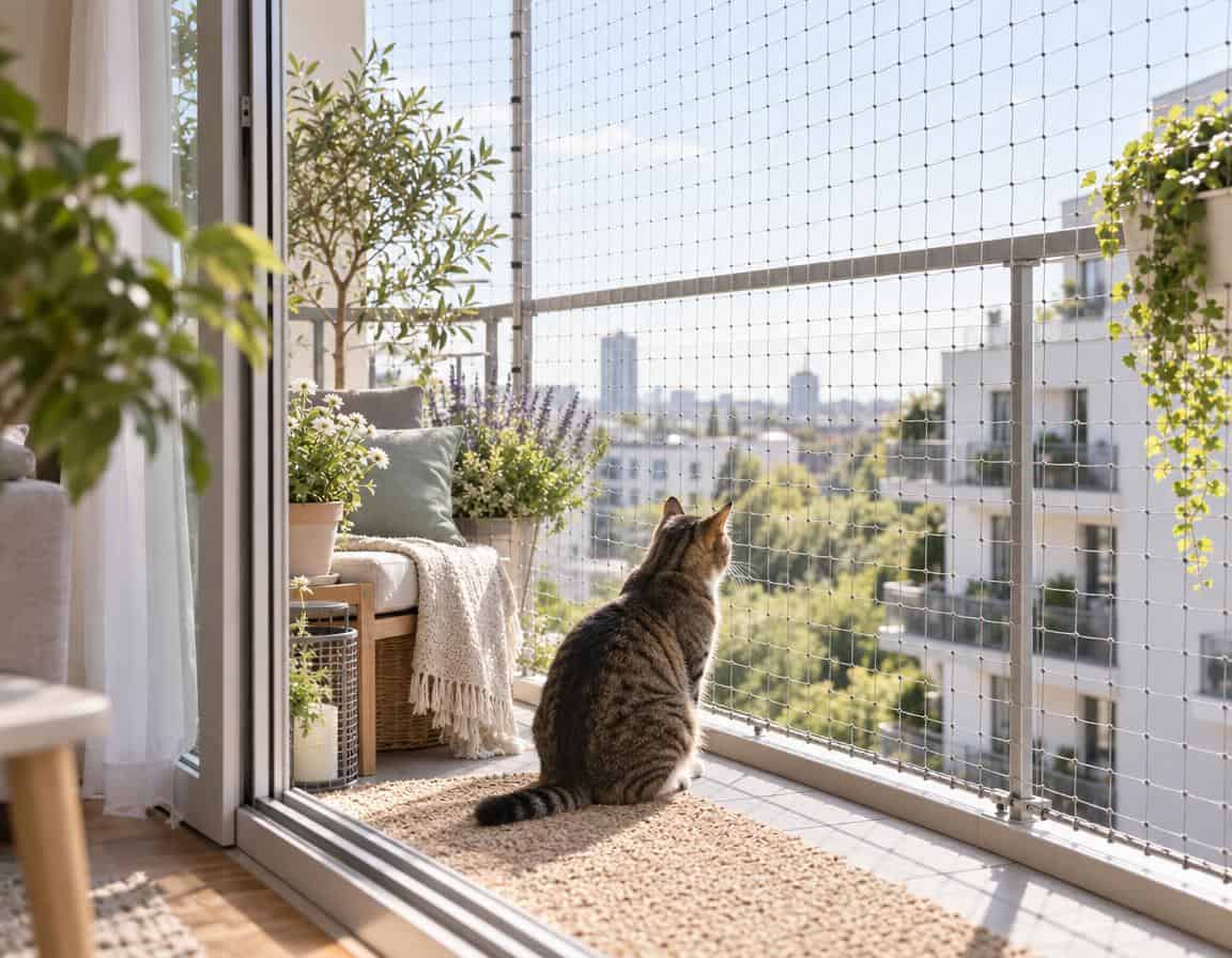Du betrachtest gerade Katzenschutz für Balkontür