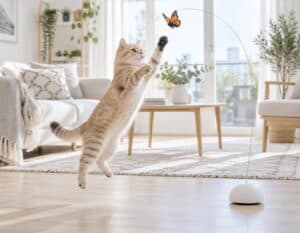 Mehr über den Artikel erfahren Katzenspielzeug Schmetterling