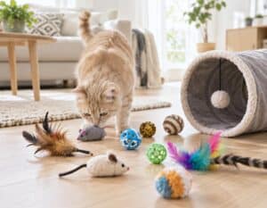 Mehr über den Artikel erfahren Katzenspielzeug Set