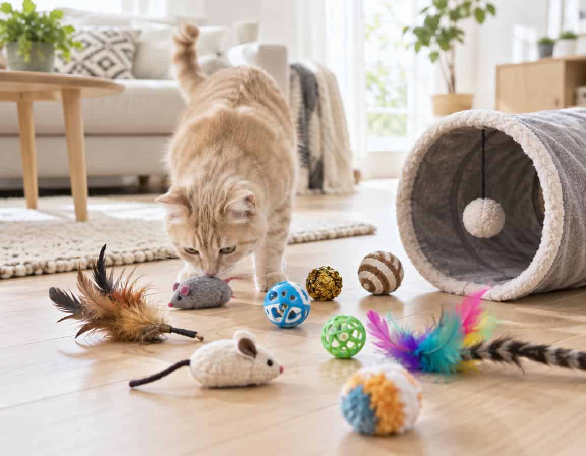 Du betrachtest gerade Katzenspielzeug Set