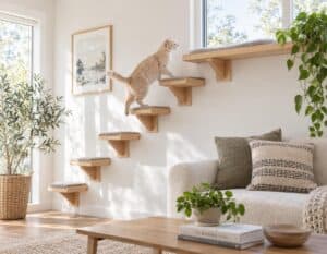 Mehr über den Artikel erfahren Katzentreppe für Wohnung