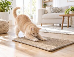 Mehr über den Artikel erfahren Kratzteppich für Katzen
