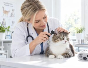 Mehr über den Artikel erfahren Mittel gegen Ohrmilben bei der Katze: Was wirklich hilft