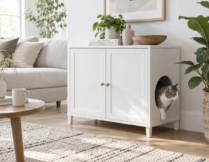 Mehr über den Artikel erfahren Schrank für Katzenklo