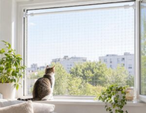 Mehr über den Artikel erfahren Teleskopstange für Katzennetz