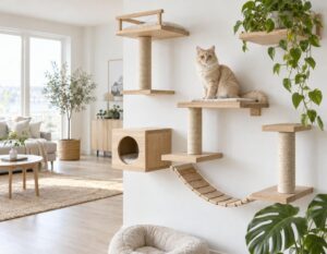 Mehr über den Artikel erfahren Wandkratzbaum Katze