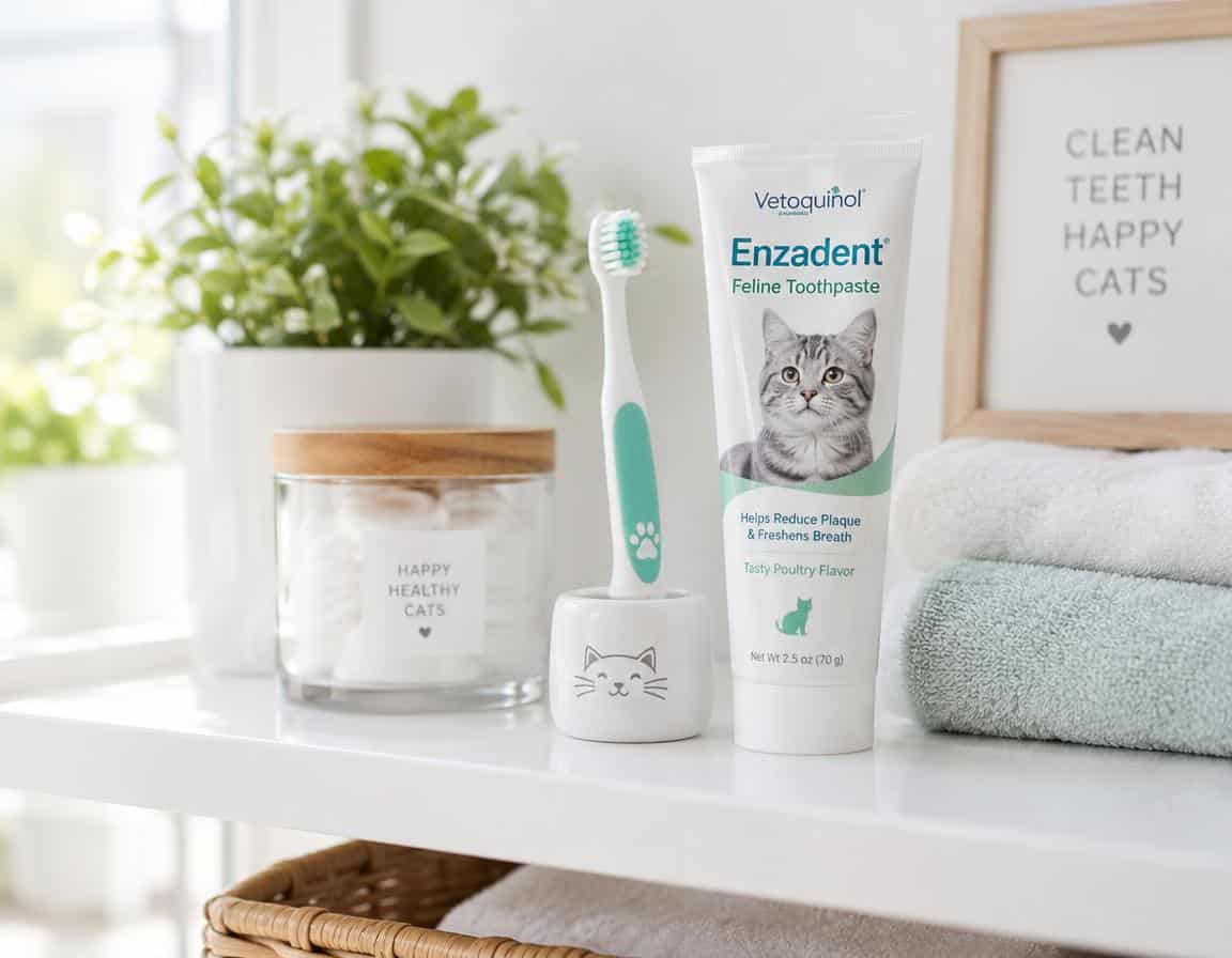 Du betrachtest gerade Zahnpasta für Katzen